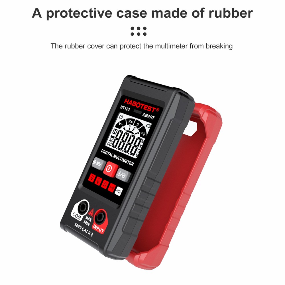 Multimeter Digital Display High Accuracy Backlit Auto Range Intelligent Electric