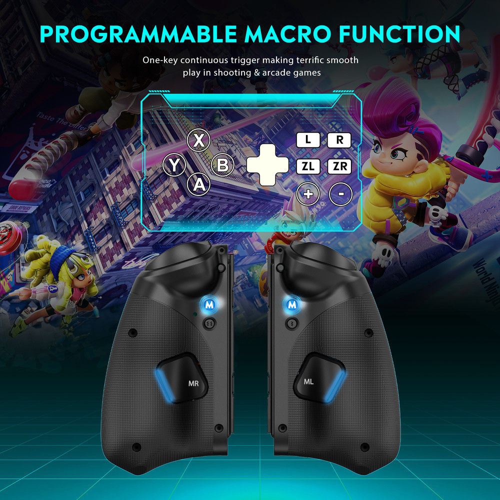 QRD Stellar T5 Wireless Controller for Nintendo Switch Pro Lite OLED PC Mobile