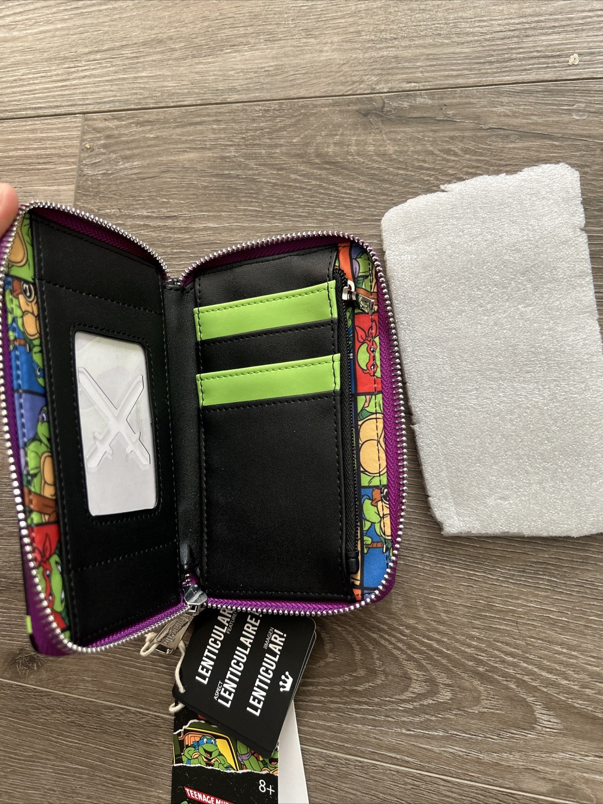 Teenage Mutant Ninja Turtles Loungefly 40th Anniversary Vintage Arcade Wallet