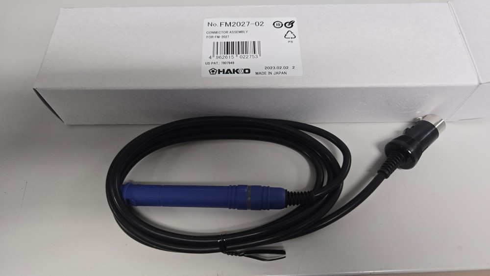 Hakko Fm2027-02 Connector Assembly, Blue, Esd Safe