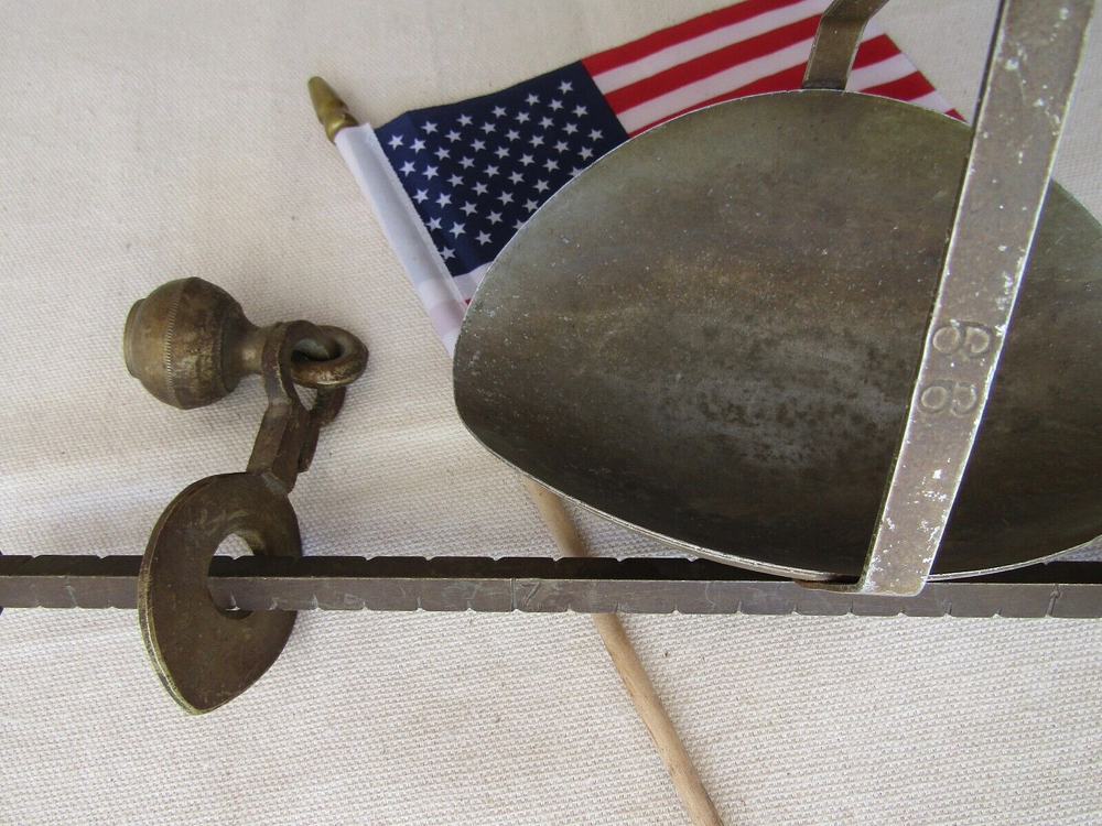 Antique Brass Hanging Balance Scale
