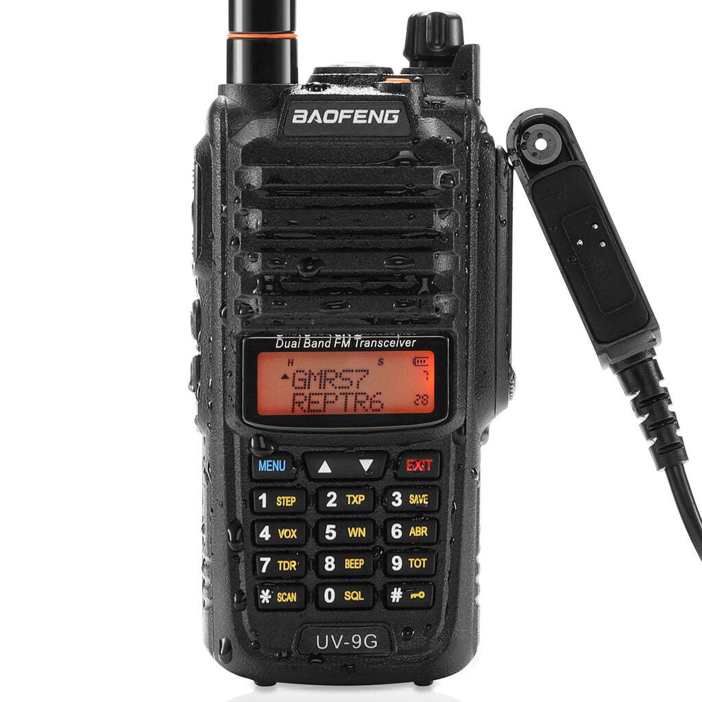 Baofeng UV-9G GMRS Radio [2 Packs] | 5W | IP67 Waterproof | Repeater Capable