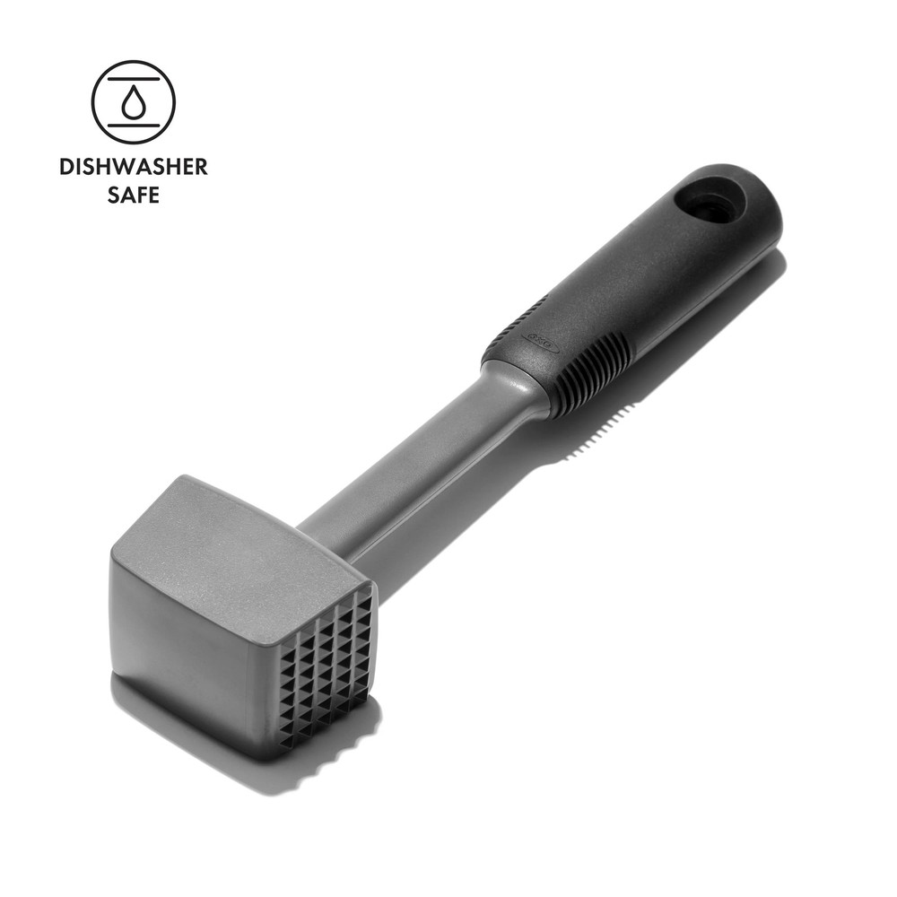 OXO Softworks 9.6" Steel Meat Tenderizer, Gray