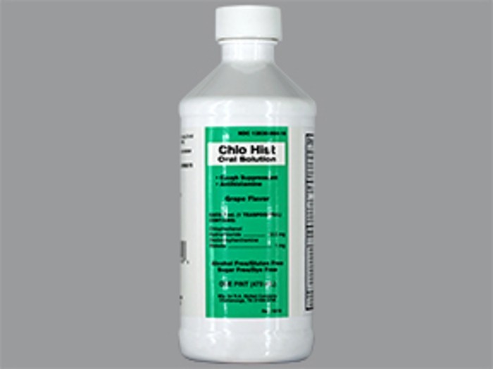 CHLO HIST LIQUID 473 ML