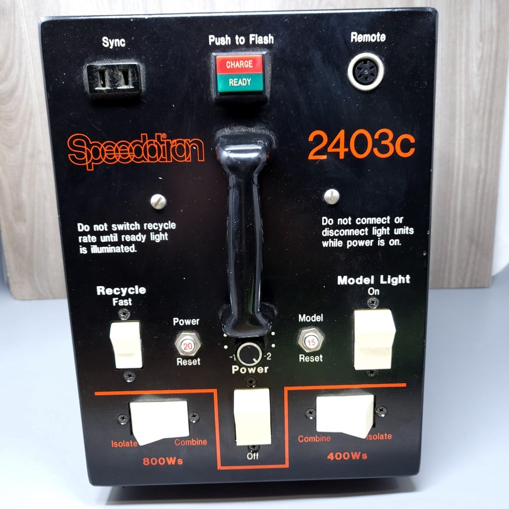 Speedotron 2403C Power Pack Studio Flash Strobe Generator 2400Ws