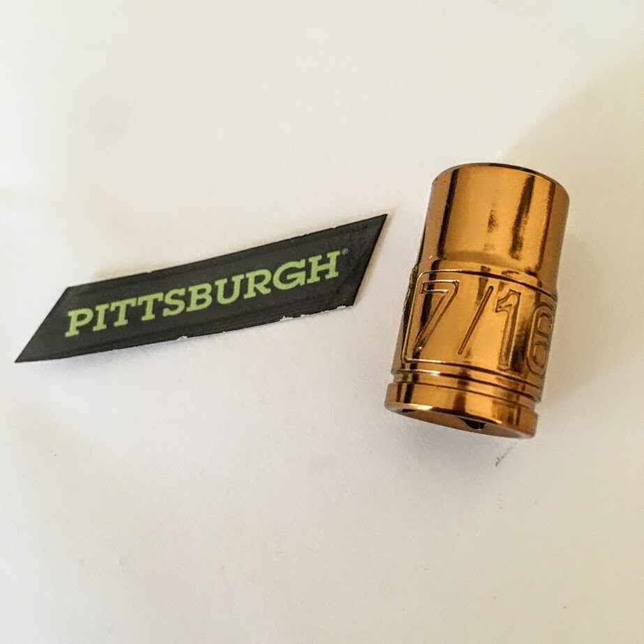 Pittsburgh Pro 7/16" x 3/8" Dr  Color Coded Socket -12 Pt - Free USA Shipping