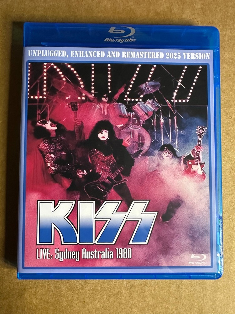 KISS - Live in Sydney Australia 1980 Remastered Blu-ray Ace Frehley Paul Stanley