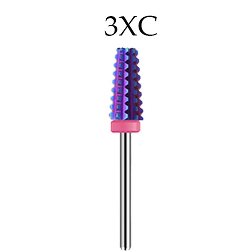 5 In 1 Multi-function Nail Drill Bit Tool 3/32" Tungsten Steel Drill Carbide Bit