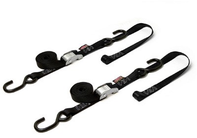 Powertye 1" Soft-Tye Tie Downs Black (23622)