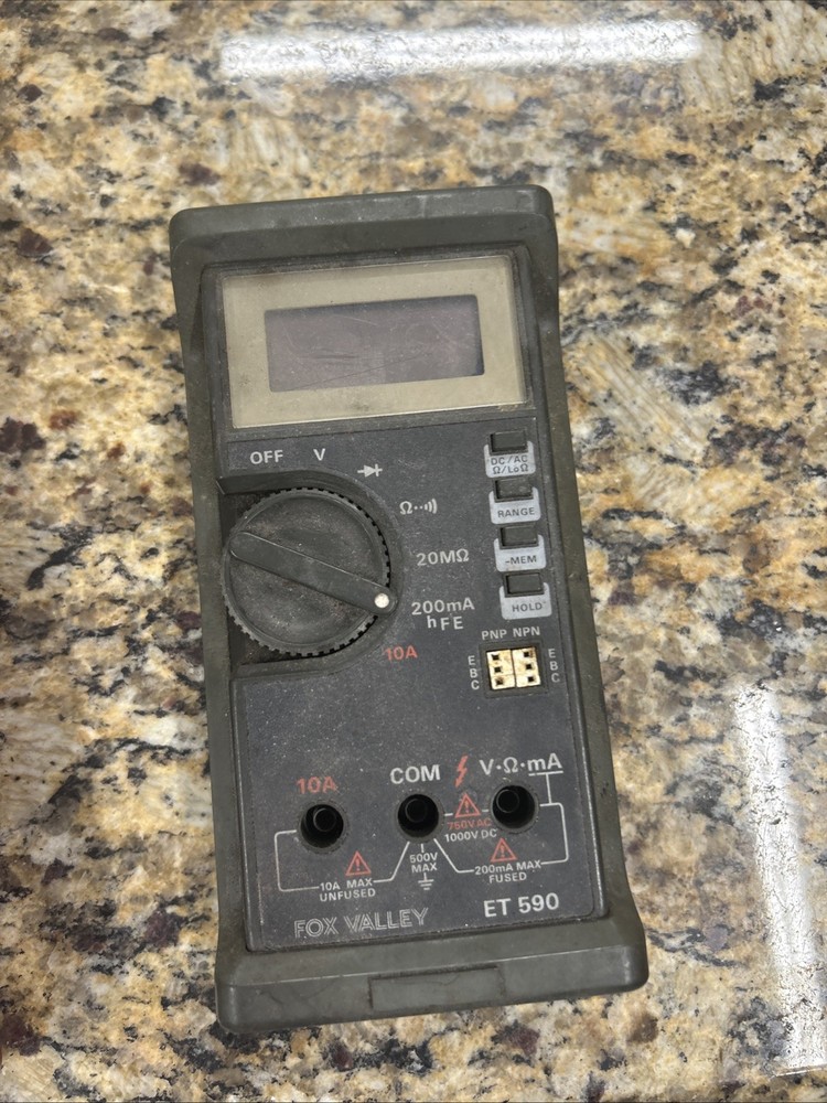 FOX VALLEY ET-590 Multimeter Used