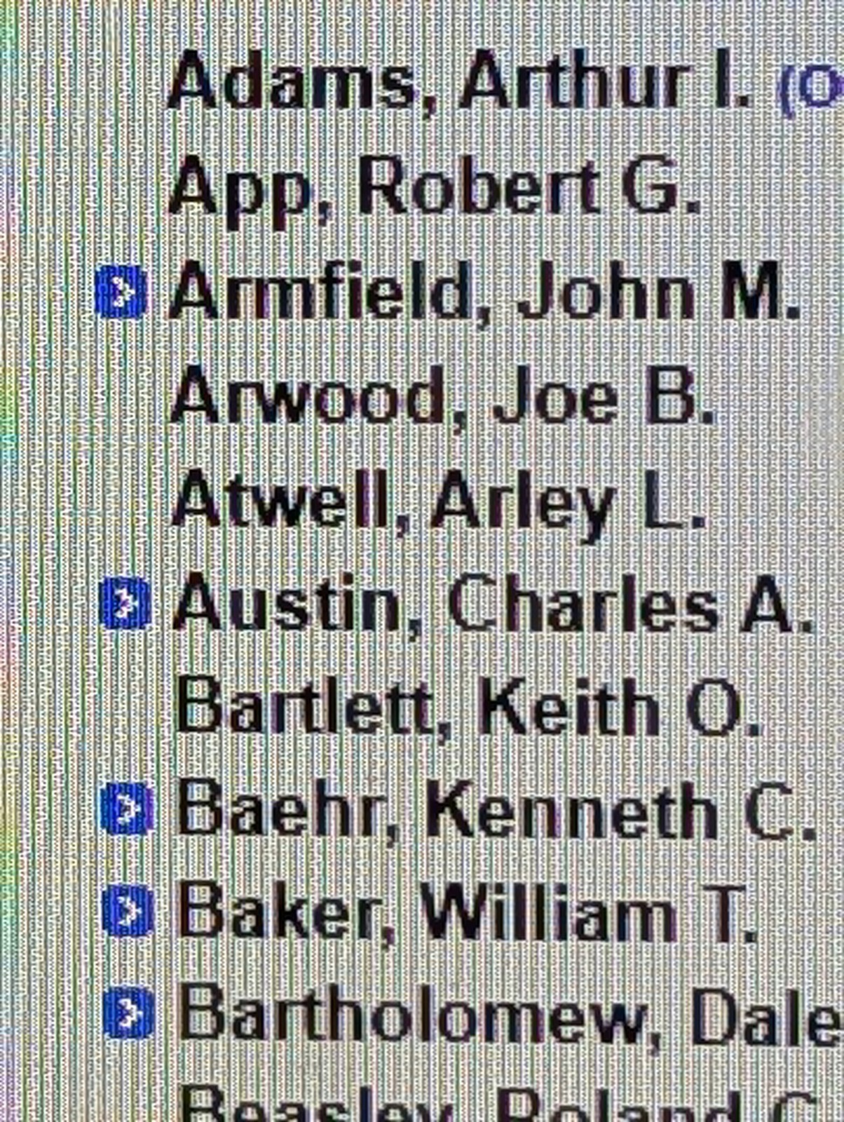 WW2 AAF Pilot ID Card - Arley L. Atwell 303rd Bomb Gp 360th Squadron 1943 XB