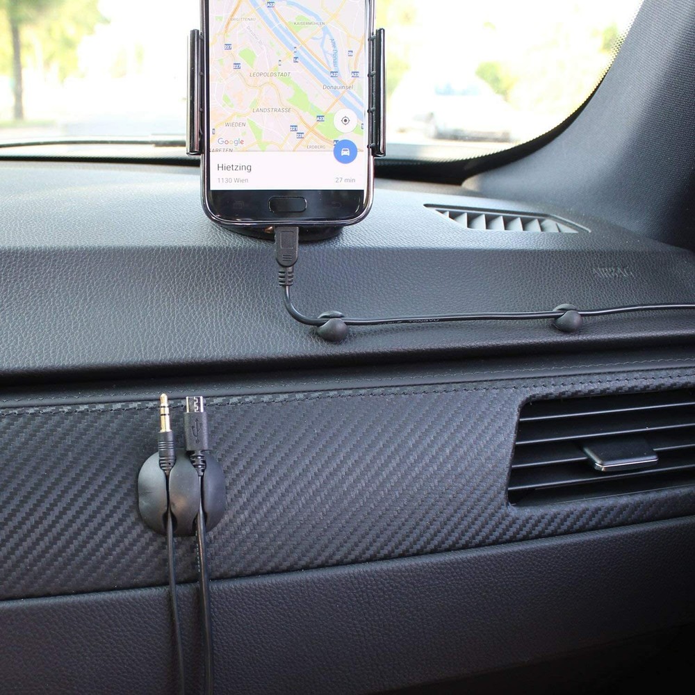 Cable Candy Mixed Beans Cable Holder and Cable Management - Black