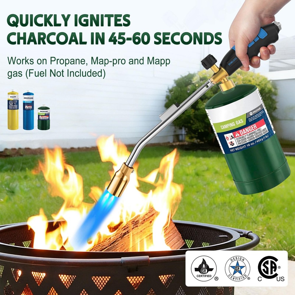 Grill Torch Charcoal Lighter Campfire Starter Kitchen &...