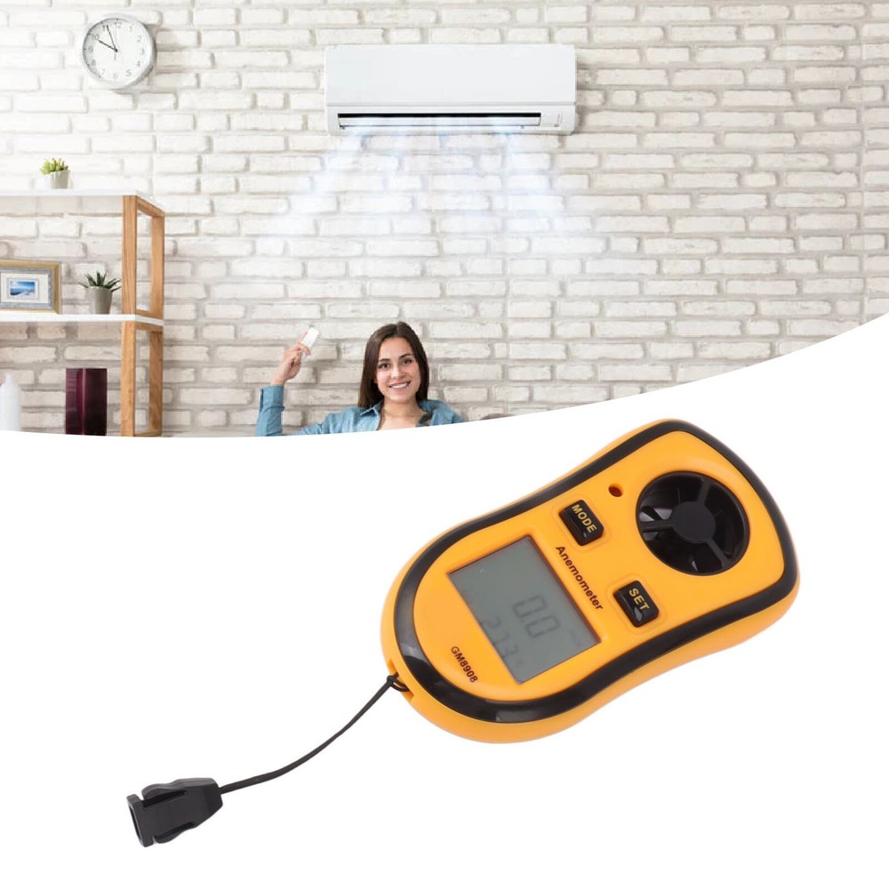 Handheld Digital Anemometer Pocket Wind Meter Handheld Mini Wind