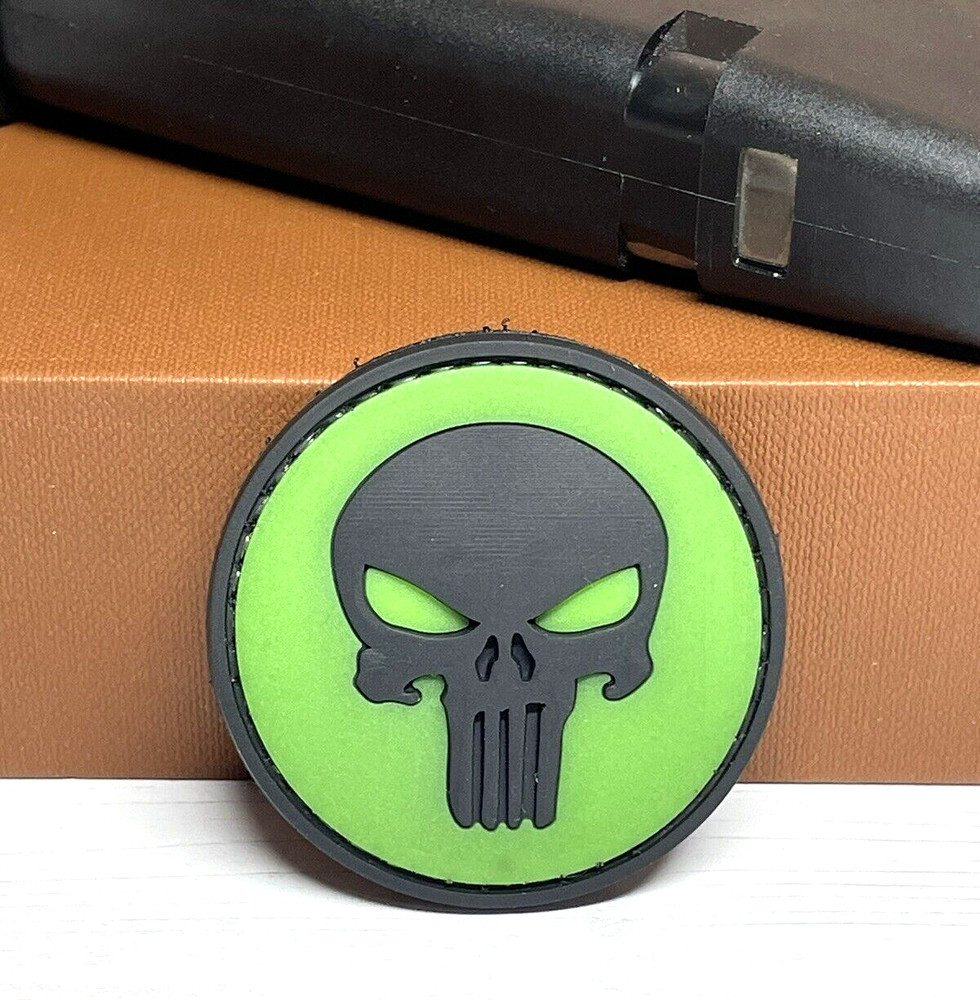 Punisher Skull Patch PVC Tactical Morale Rubber PVC Patch