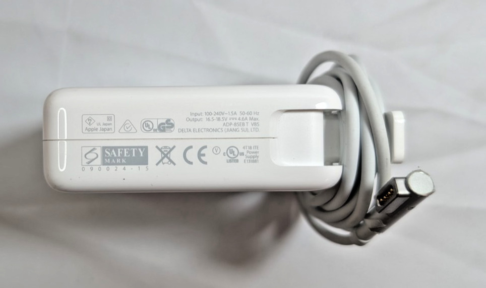 Apple MagSafe 1 85W Power Adapter Charger A1343 for Older MacBook Pro Air L-Tip
