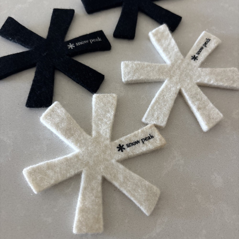 Snow Peak Felt Coasters 4pcs SET