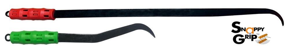 2 SNAPPY GRIP HANDLE Hooked Crevice GOLD Digging Crevicing Tools 11" + 24"