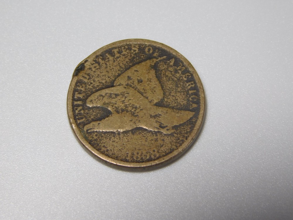 VINTAGE US  COINS  1858 FLYING EAGLE ONE CENT