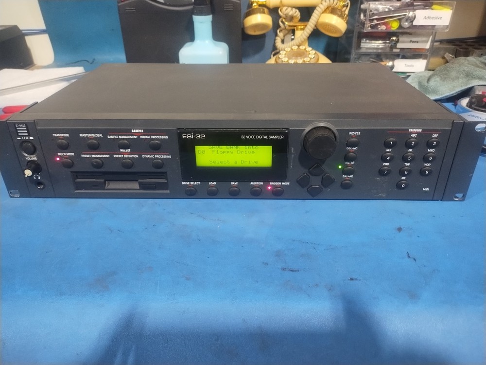 Emu ESI-32 Voice Sampler Power Tested Made In USA