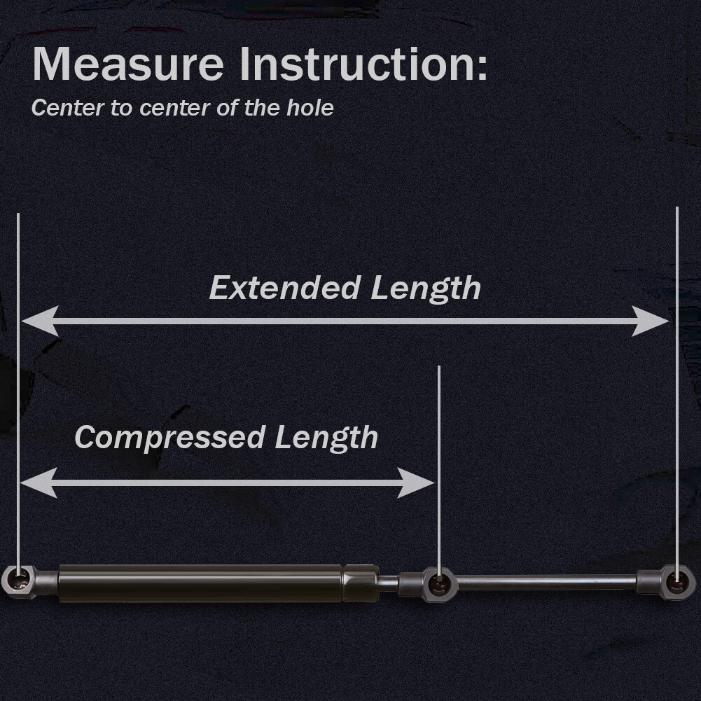 2Pcs Hood Lift Supports Struts Rod Shocks For Ford F-250 F-350 F-550 Super Duty
