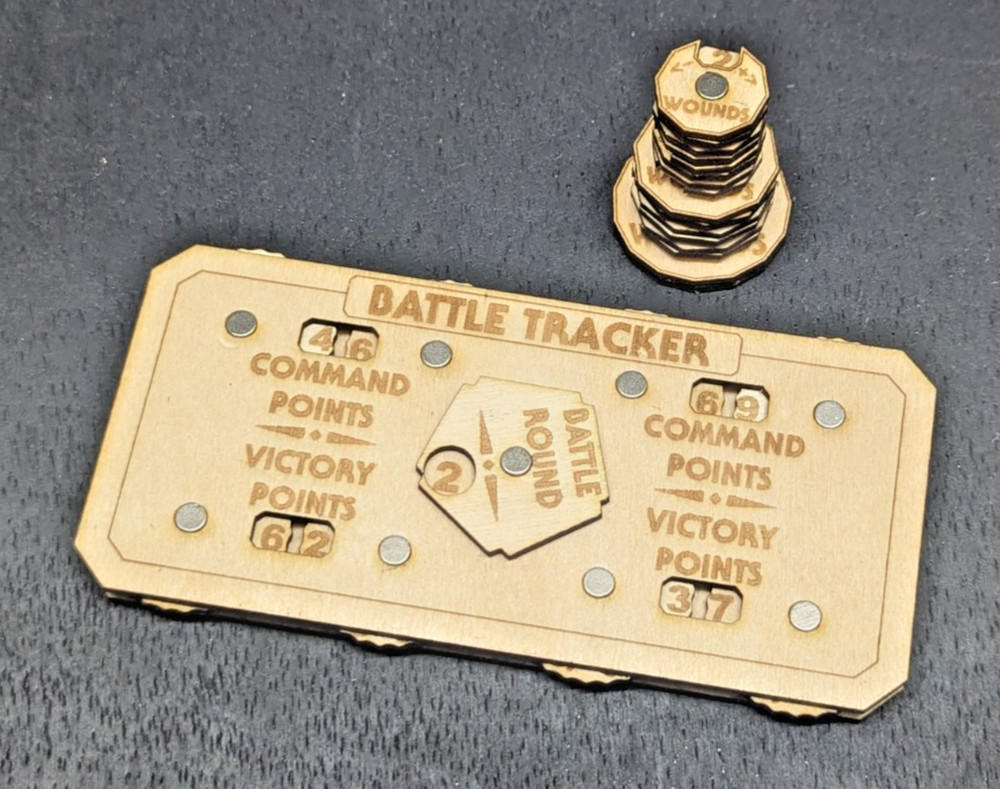 Battle Tracker & Wound Counters– Warhammer 40k, Kill Team Tabletop Wargames