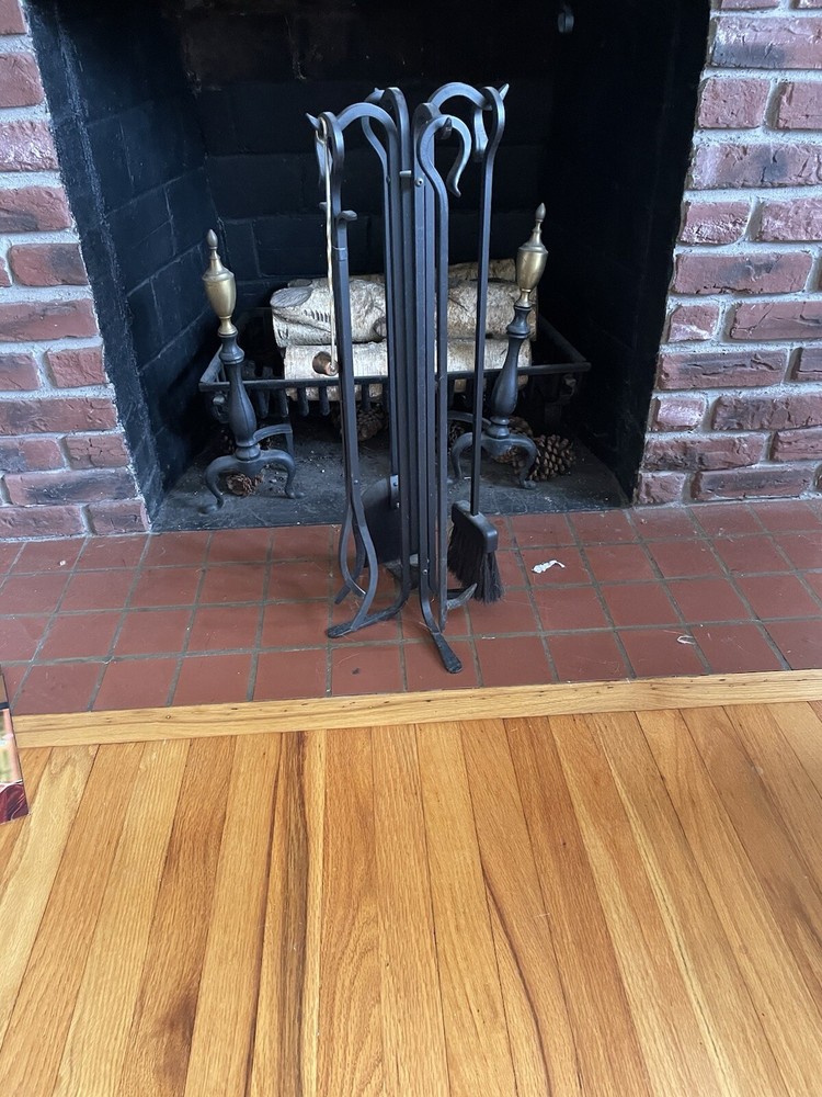 Iron Fireplace Tool Set