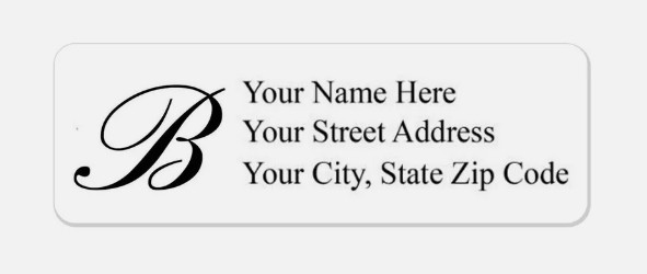 5 Sheets personalized address labels