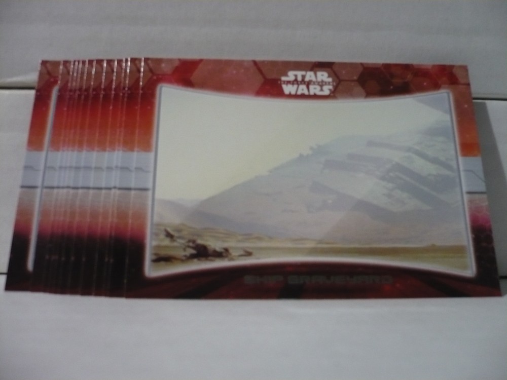 Star Wars The Force Awakens Locations Insert Lot