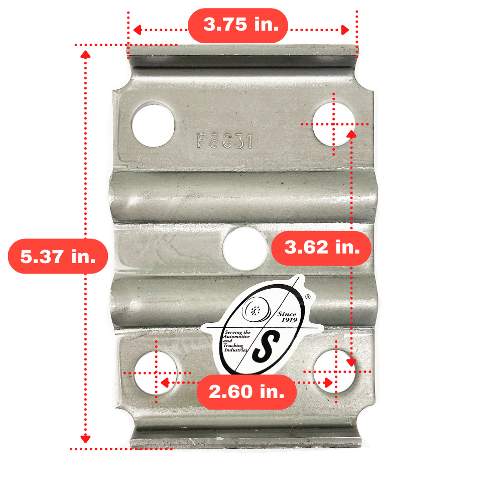 5,200 lbs. Dual Trailer Axle Suspension Kit (Leaf Springs, Hanger & U-Bolt kit)