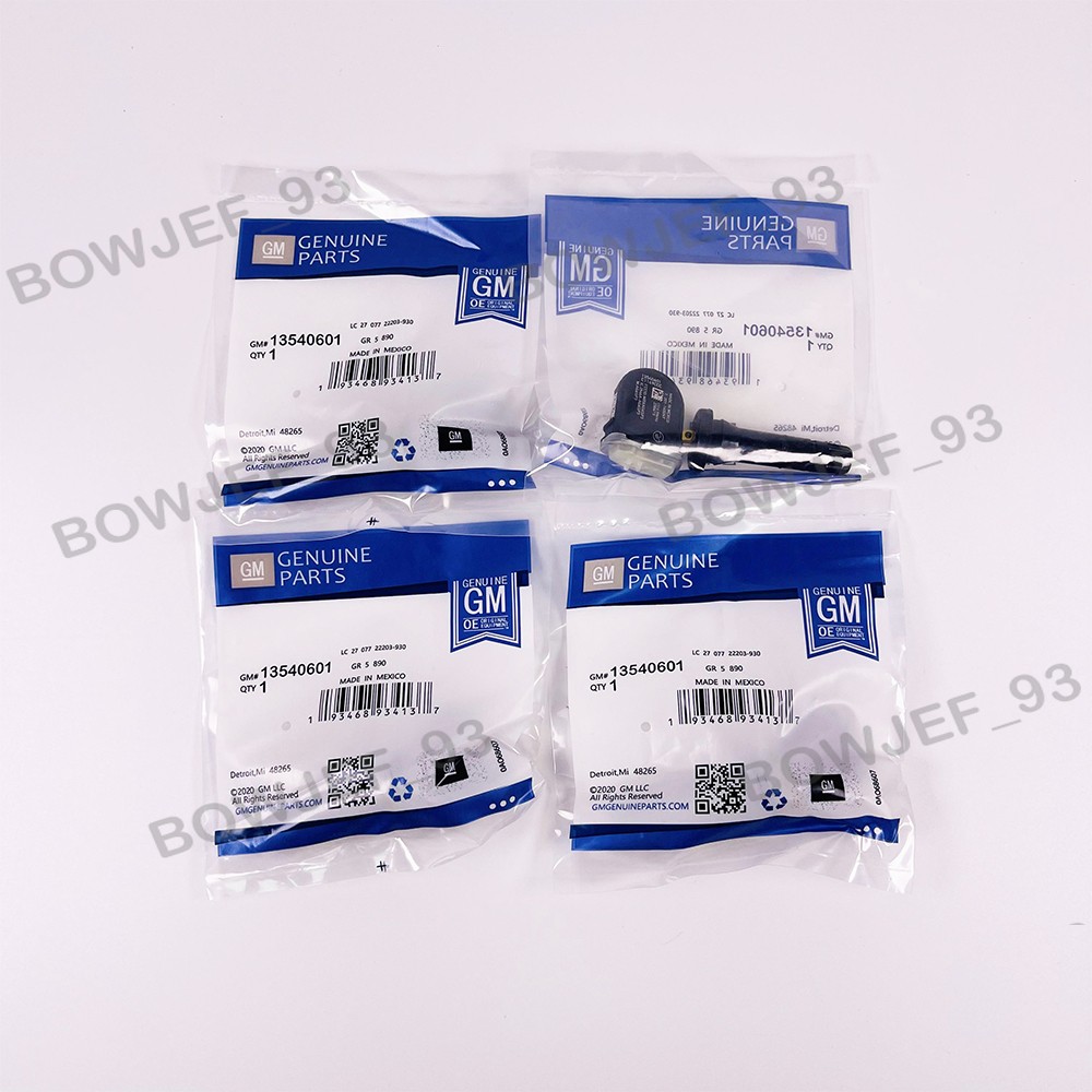4PCS Genuine OEM GM TPMS 13540601 Tire Pressure Sensor For GMC Trucks & Vans