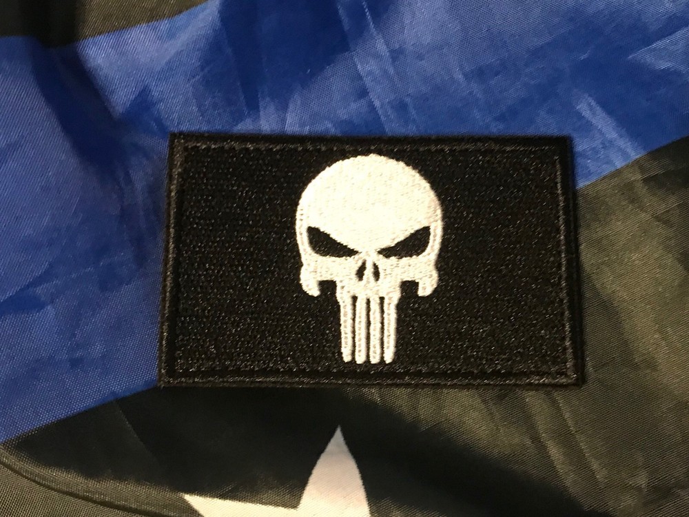 DEVGRU Skull SWAT SOCOM Special Ops Embroider Patch BLACK
