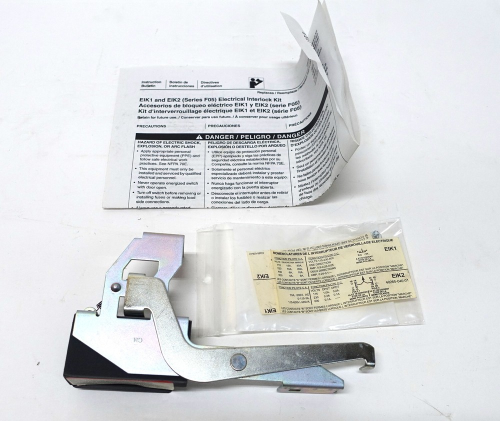 Square D EIK1 ELECTRICAL INTERLOCK KIT NO/NC NEW IN BOX (2F2)