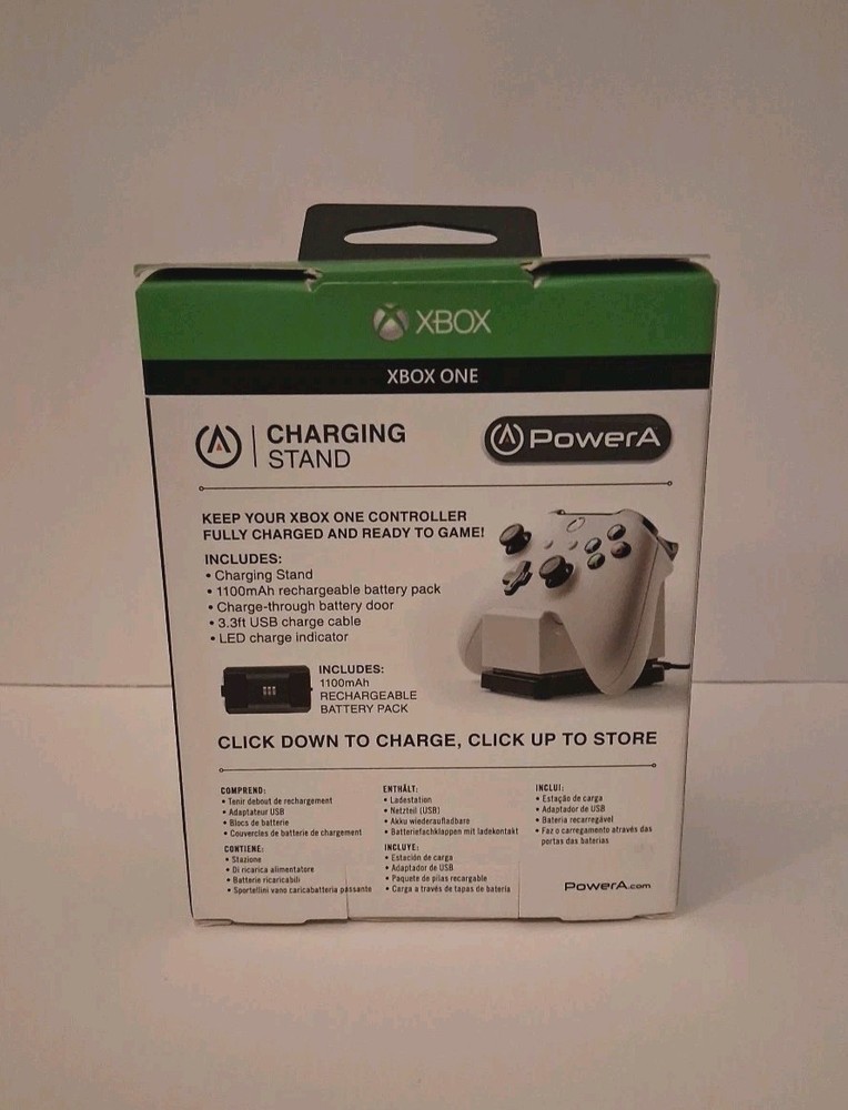PowerA Charging Stand: Xbox One & Elite Wireless Controller White NEW-OPEN BOX
