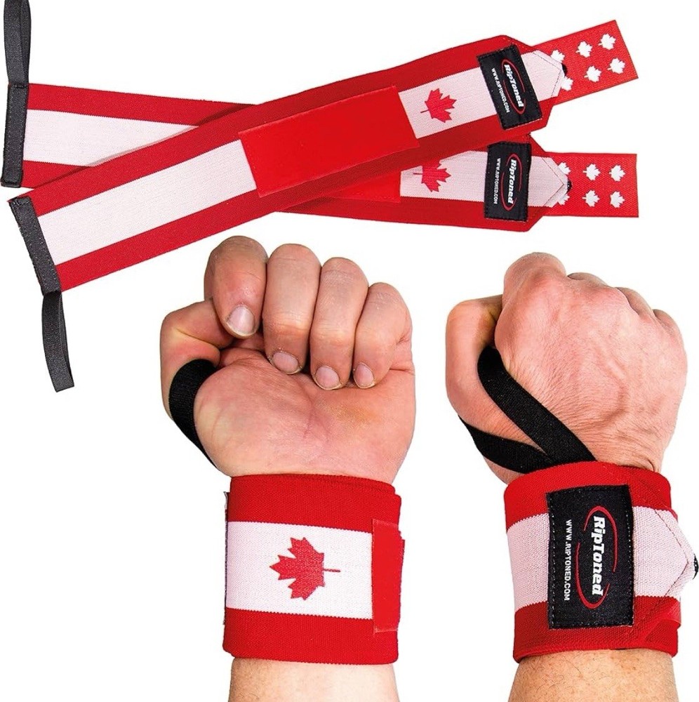 Rip Toned Pro Grade Wrist Wraps 18" | Weightlifting Support & Flexibility