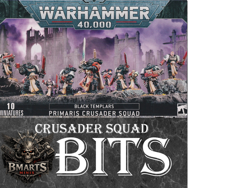 Warhammer 40k BLACK TEMPLAR PRIMARIS CRUSADER SQUAD  BITS Multi Listing