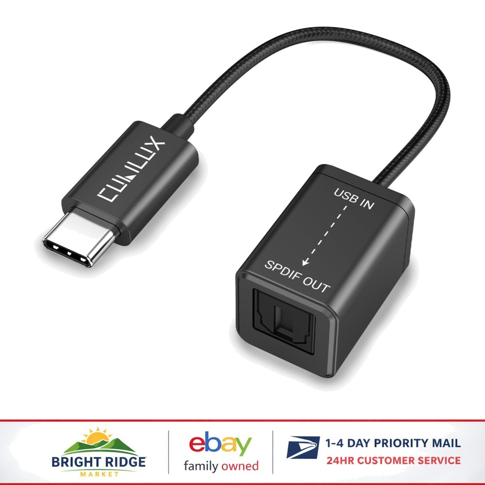 USB C to SPDIF Adapter for Enhanced Audio Experience with Amplifiers