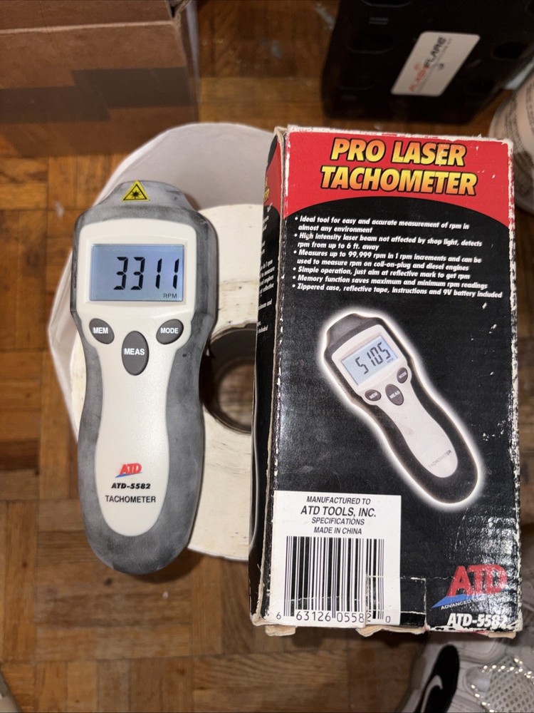 Pro laser Tachometer Model And-5582