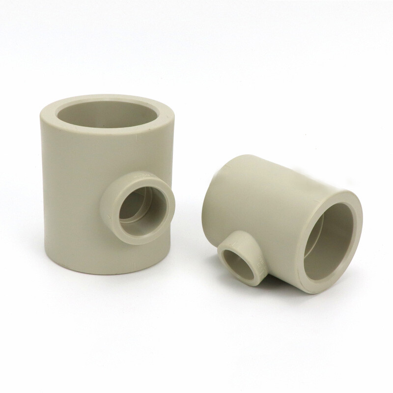 PPH Reducing Tee Hot Melt PP Reducing Tee Plastic Water Pipe Welding Joint New