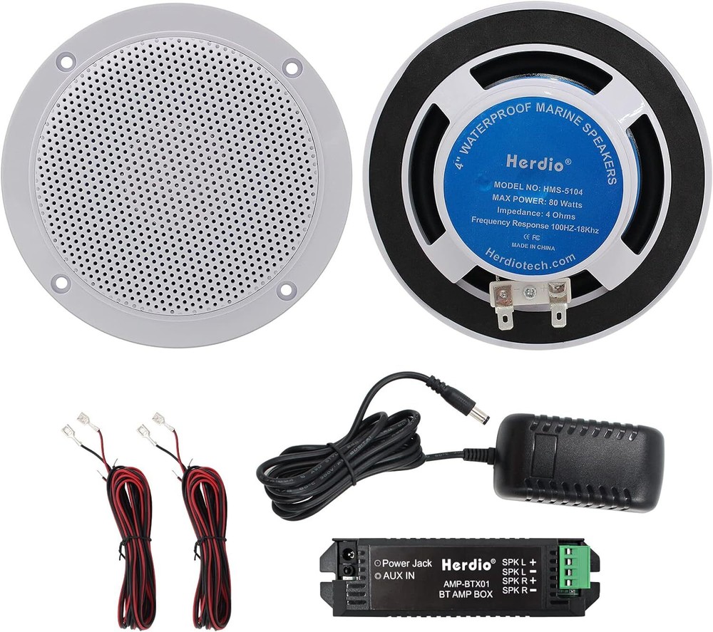 2 SPEAKER BATHROOM KITCHEN WIRELESS BLUETOOTH AMPLIFIER 2x4 INCH CEILING SPEAKER