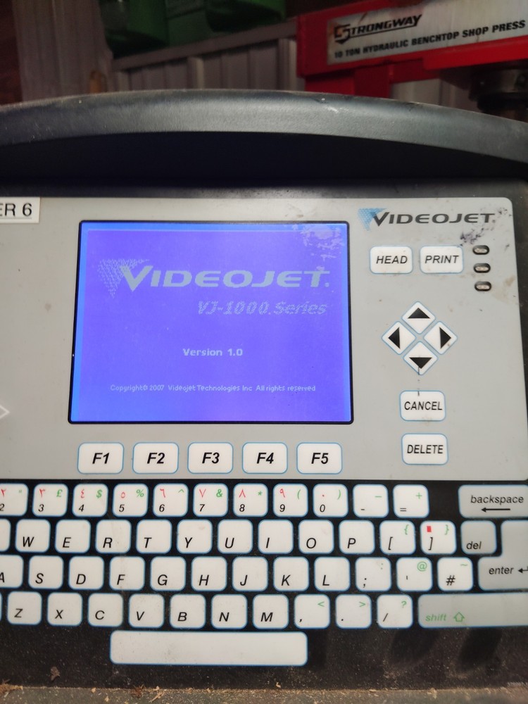 Video jet 1520 Continuous Inkjet Printer