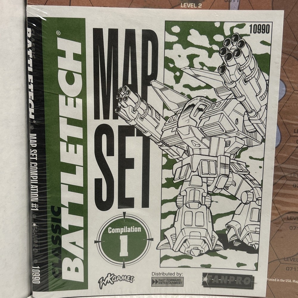 Fanpro Battletech Map Set Compilation #1 Bag New Sealed