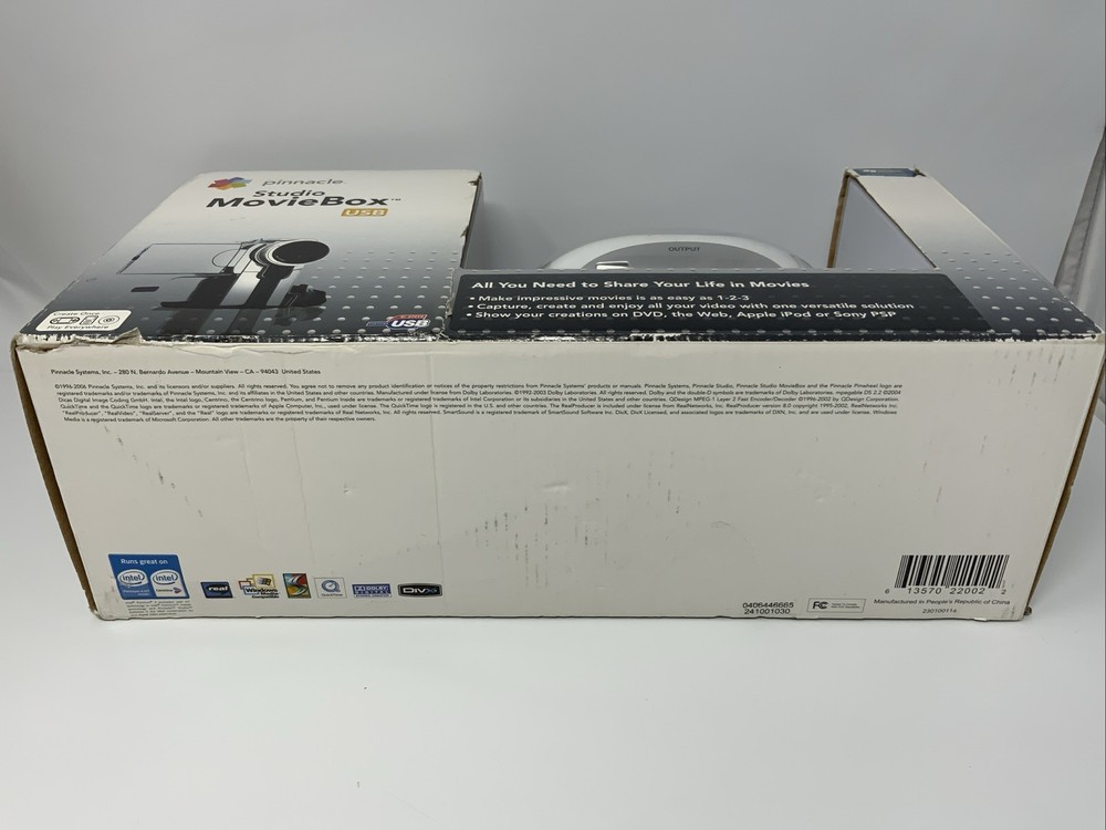 Pinnacle Studio MovieBox 510 High-Speed USB 2.0 Video Capture Input Adapter