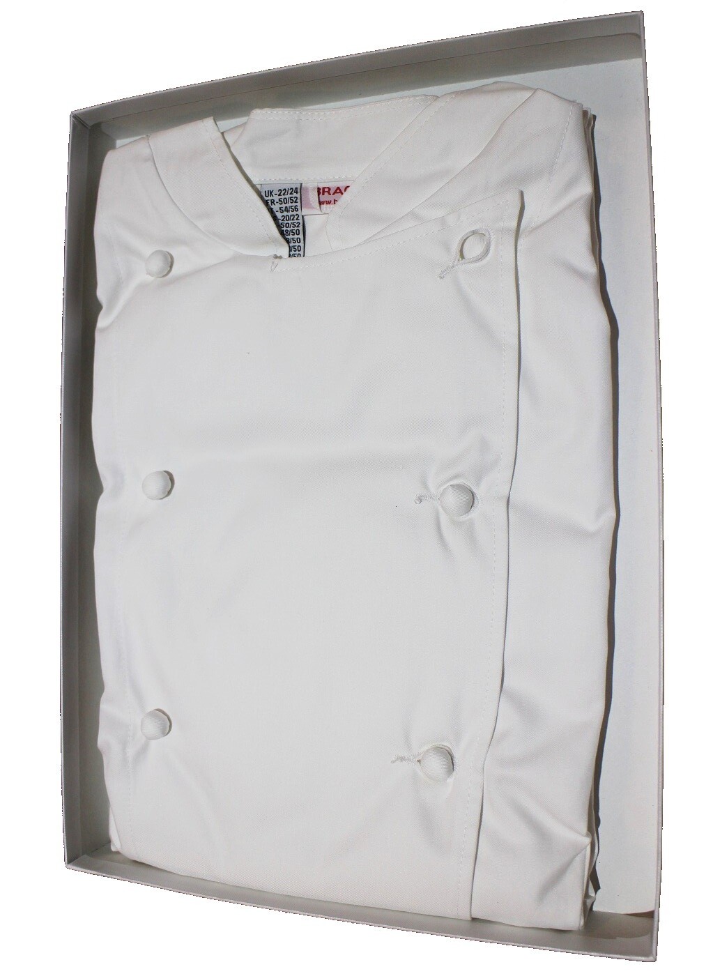 Bragard Grand Chef Jacket Mens White Pima Cotton Gordon Ramsay Long Sleeve Coat
