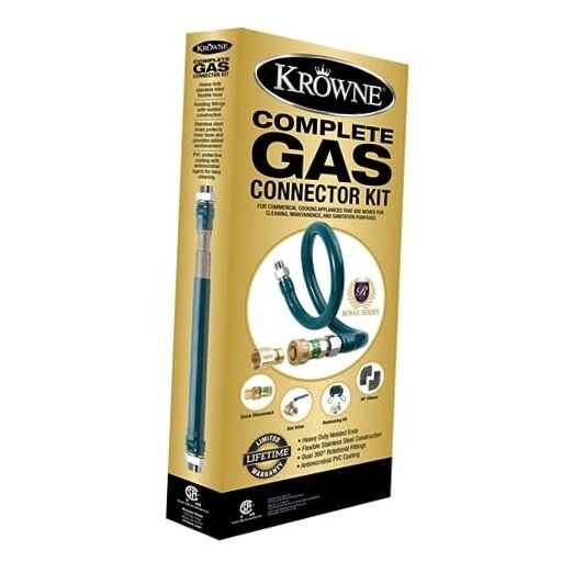 M5072K Royal Series Moveable Gas Connection Kit, 1/2” I.D., 72” Long,