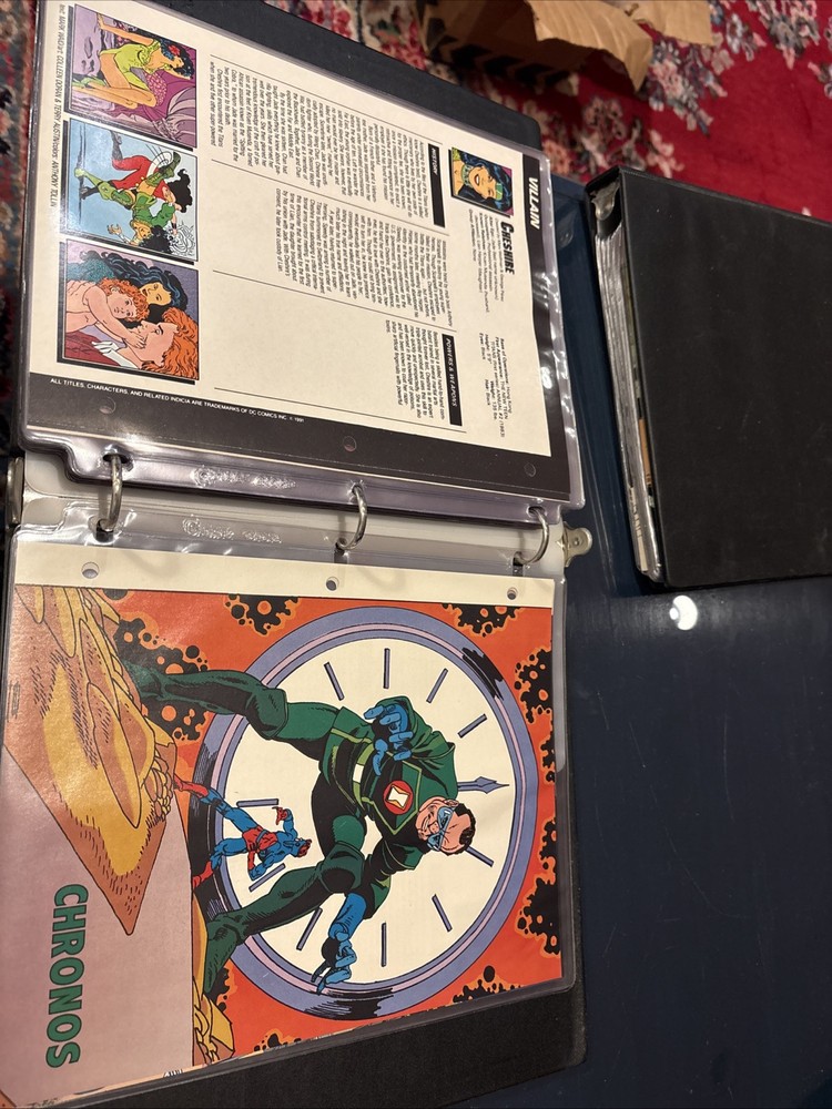 Comic Book Bio Binder