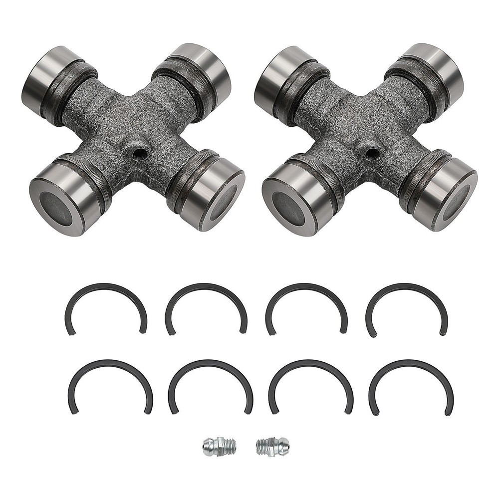 Premium Driveshaft Universal Joints 2pcs Front Rear Moog 534G Greasable US