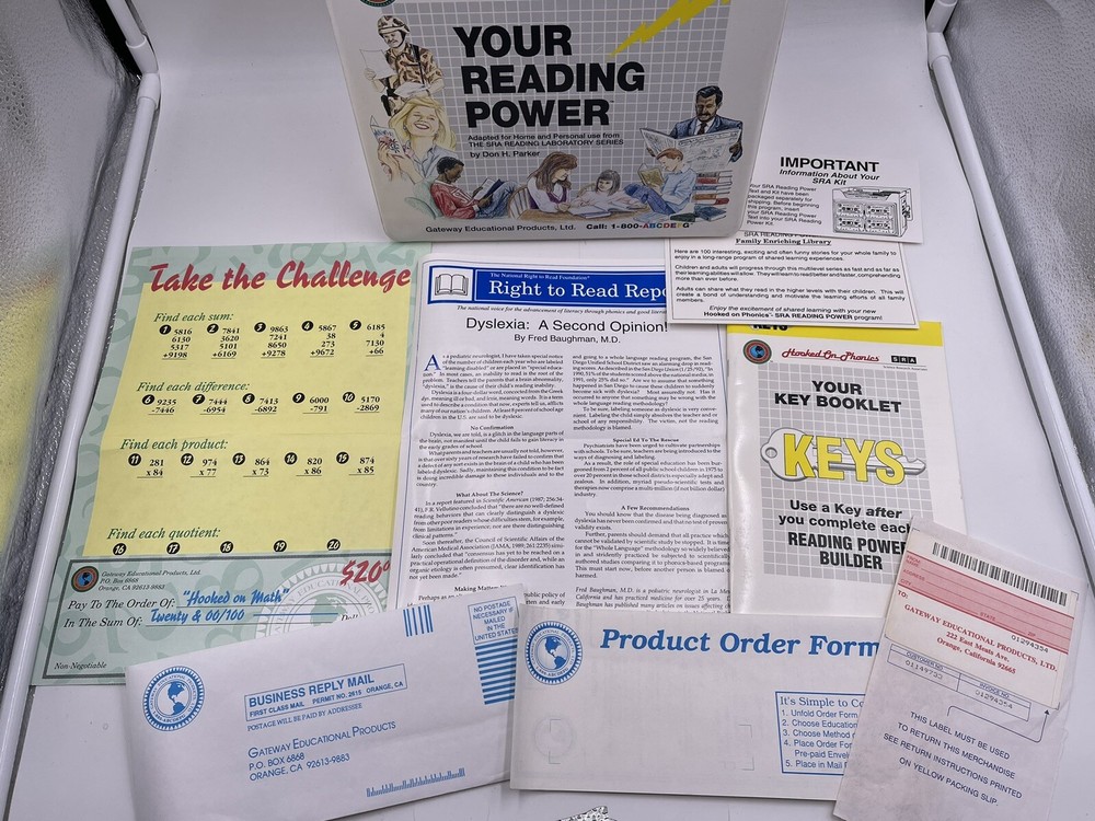 Hooked on Phonics SRA Reading Power Classic Set Gateway Learning 1992 Complete