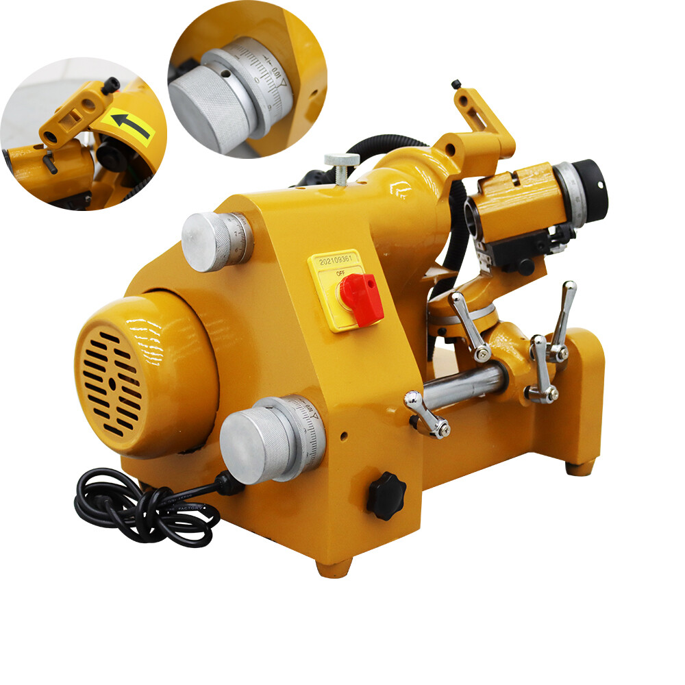 U2 R8 Collets Multi-function Sharpener Cutter End Mill Grinder 110V 0.15''-0.5''