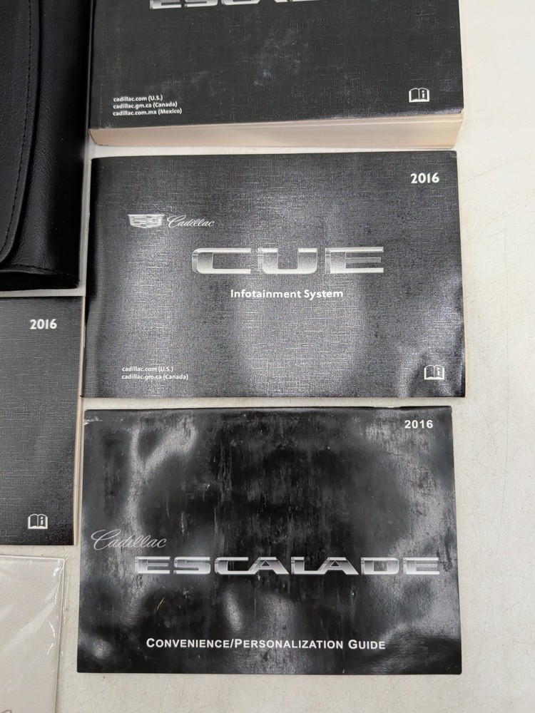 2016 Cadillac Escalade Owner’s Manual Complete Set Navigation W/ Case
